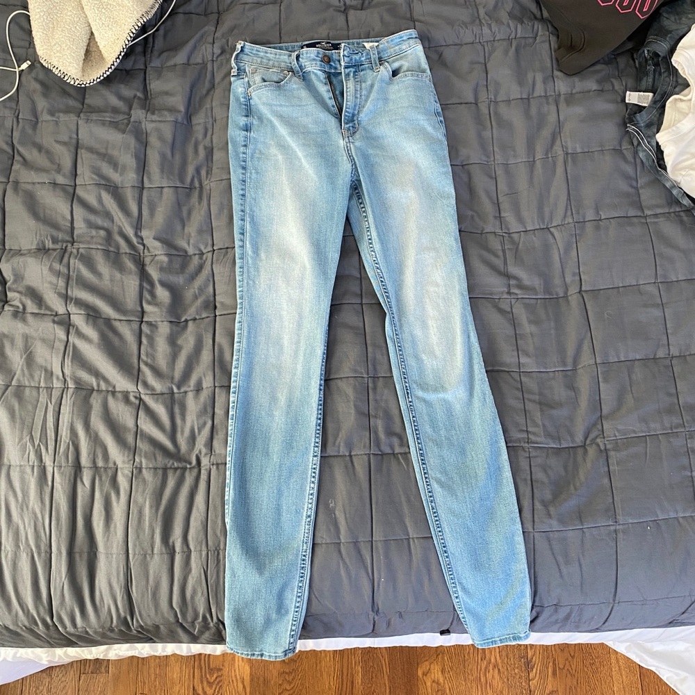 Hollister skinny jeans, straight legged